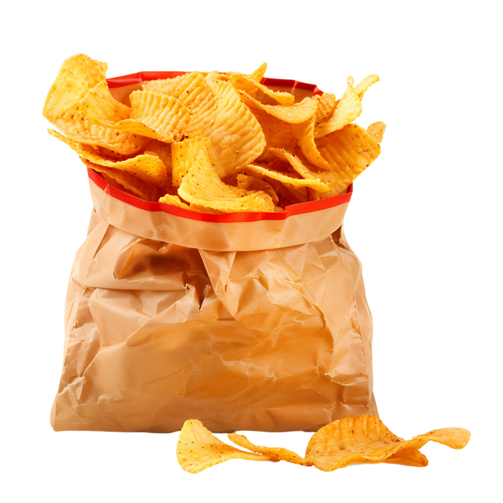 Clear Background Cutout of Bag of Chips png