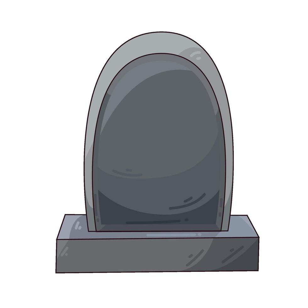 Illustration of grave vector