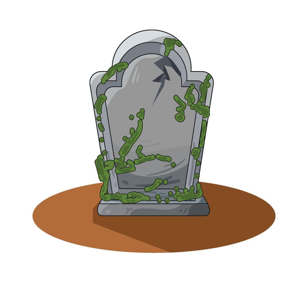 Illustration of grave vector