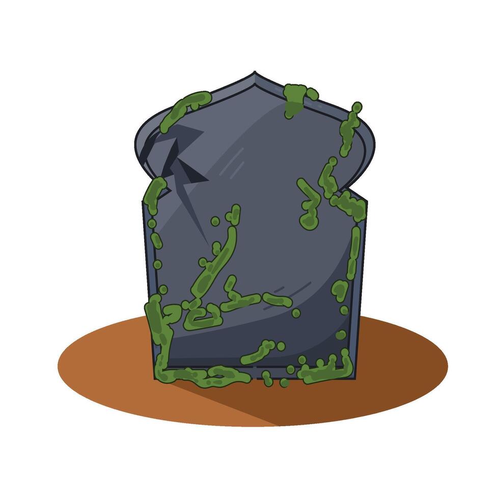 Illustration of grave vector