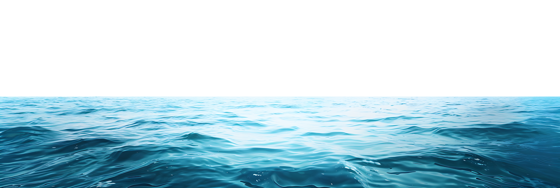 Transparent Background Cutout of Blue Water Surface png