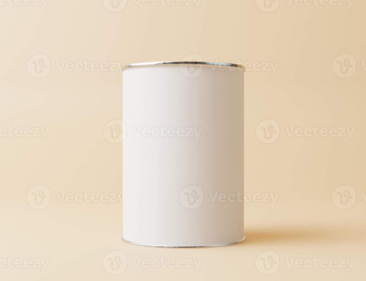 Food Can Mockup photo