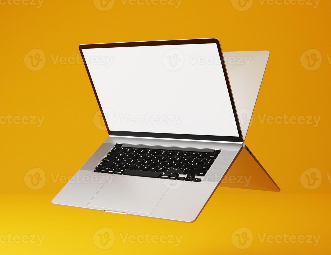 Laptop screen mockup photo