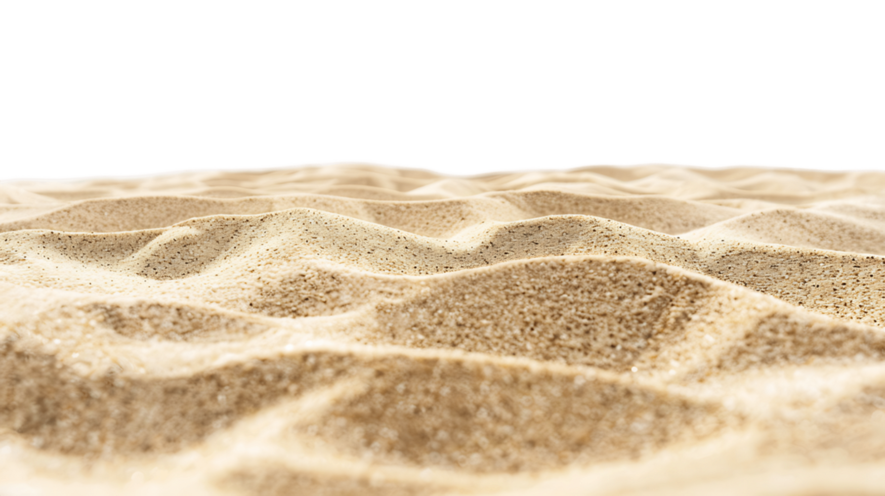 Transparent Cutout of Coastal Sand png