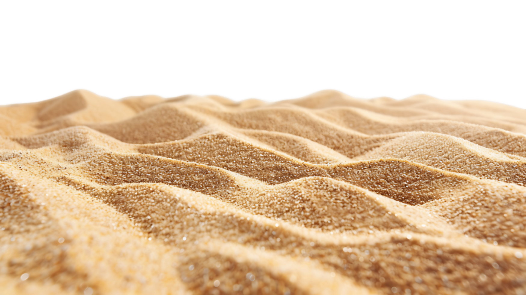 Transparent Background Cutout of Sand on the Beach png