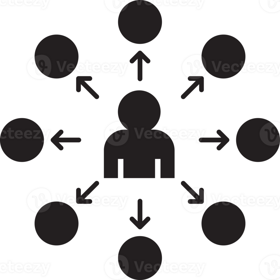 geest kaart pijl glyph icoon. png