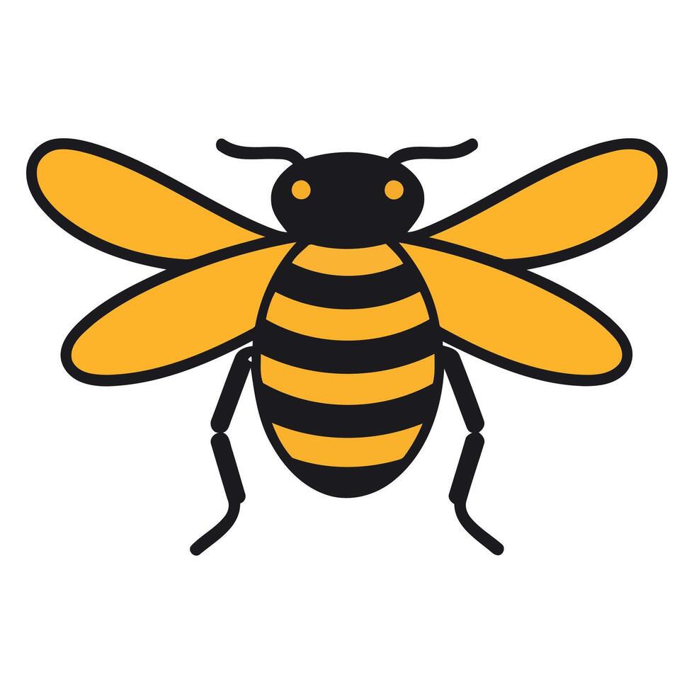 icon depicting a bee with honey, representing health and natural products derived from bees. vector