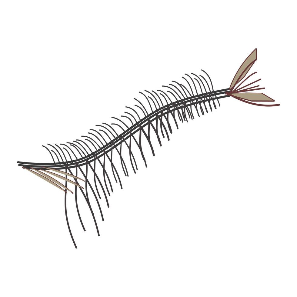 fish bone dynamic digital projects and designs. vector