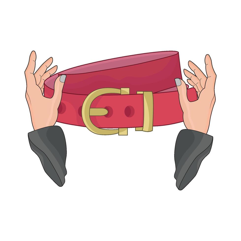 illustration of belt vector