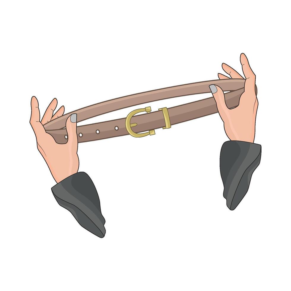 illustration of belt vector