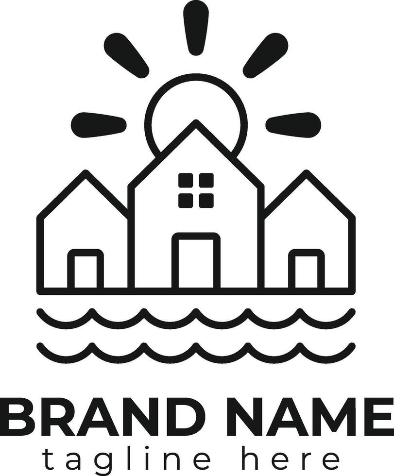 Nature logo design vector