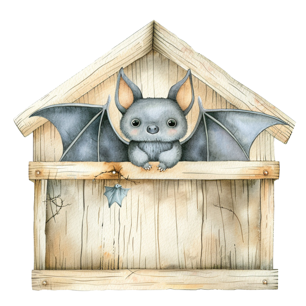 Bat and Dusty Attic png
