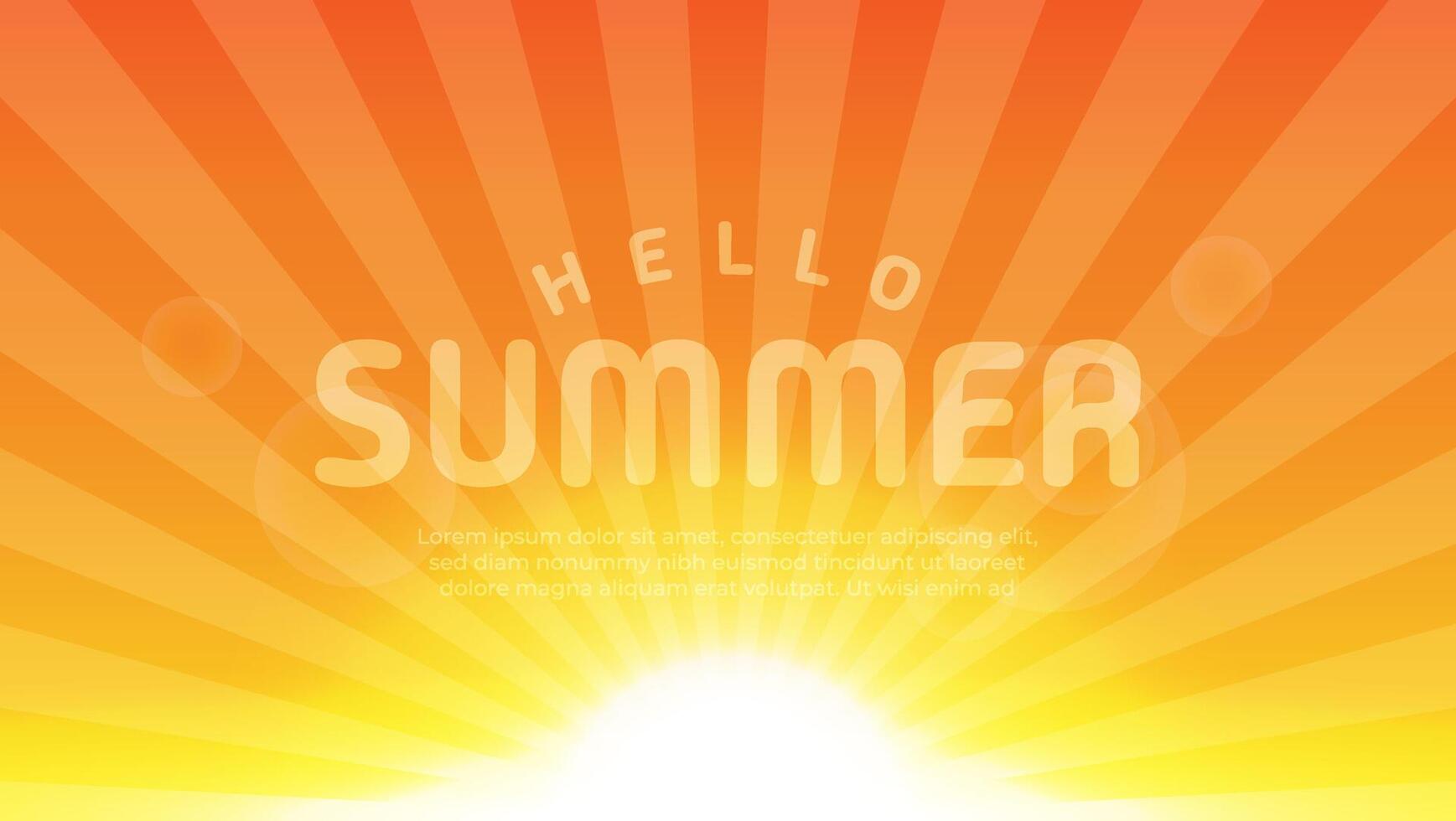 Summer background. Shining summer background. vector