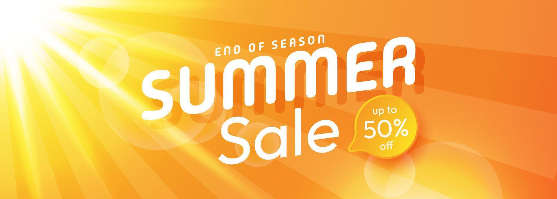 Summer Sale background. Shining summer background. vector
