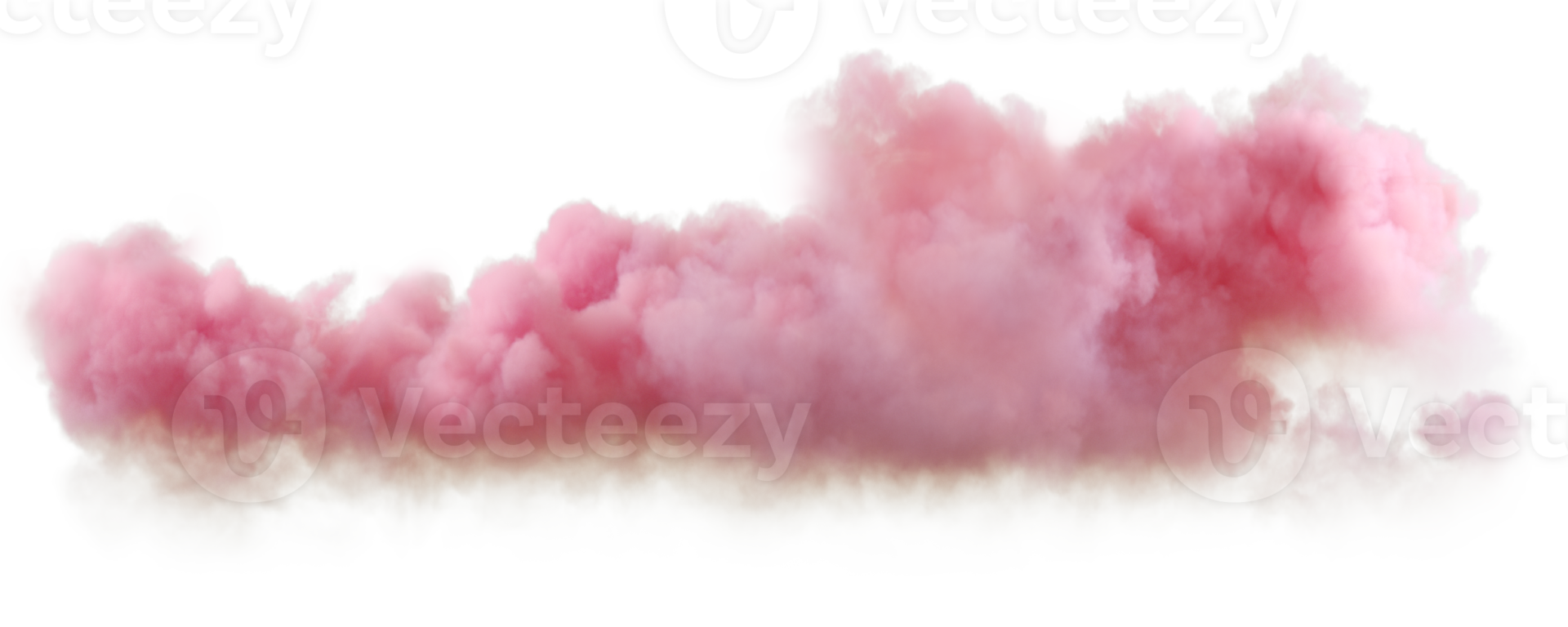 Horizontal cloudscape shapes sunset atmosphere specials effect 3d rendering abstract png