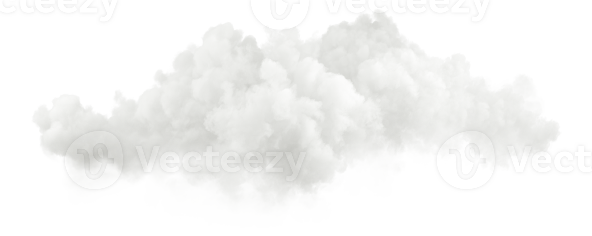 Clouds for landscaped realistic cut backgrounds 3d illustration png