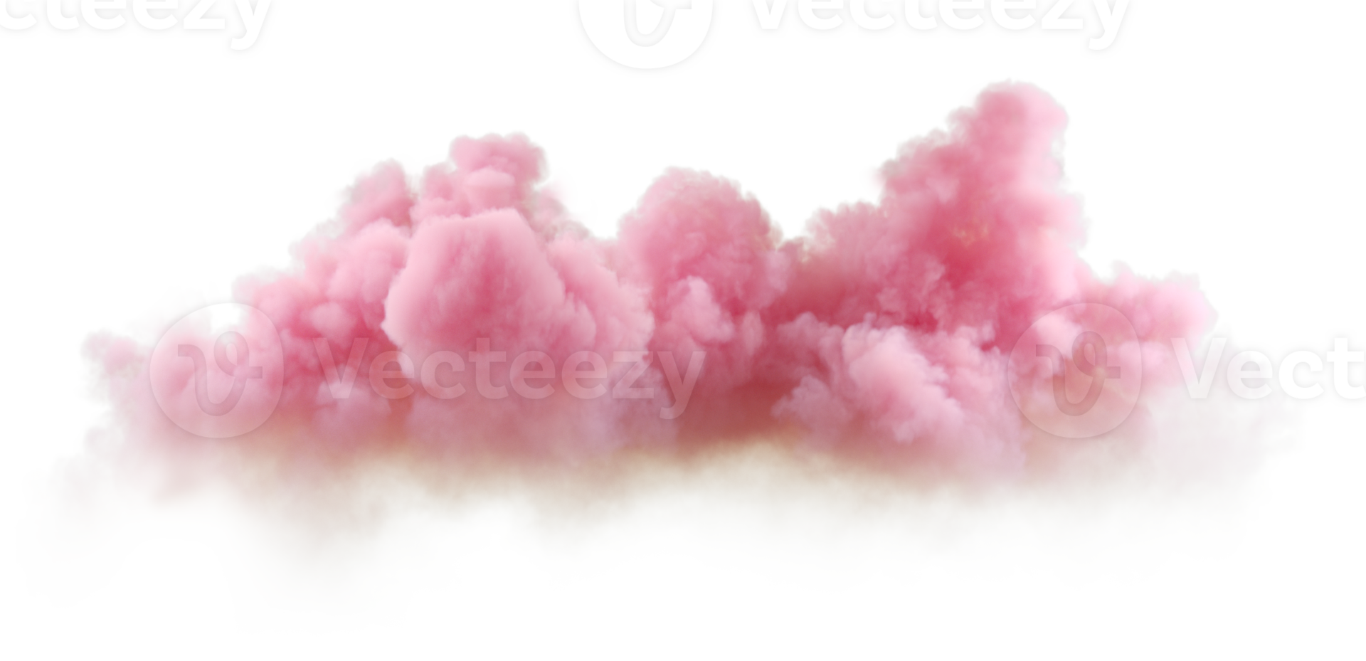 Evening clouds explode freedom realistic shapes 3d rendering png