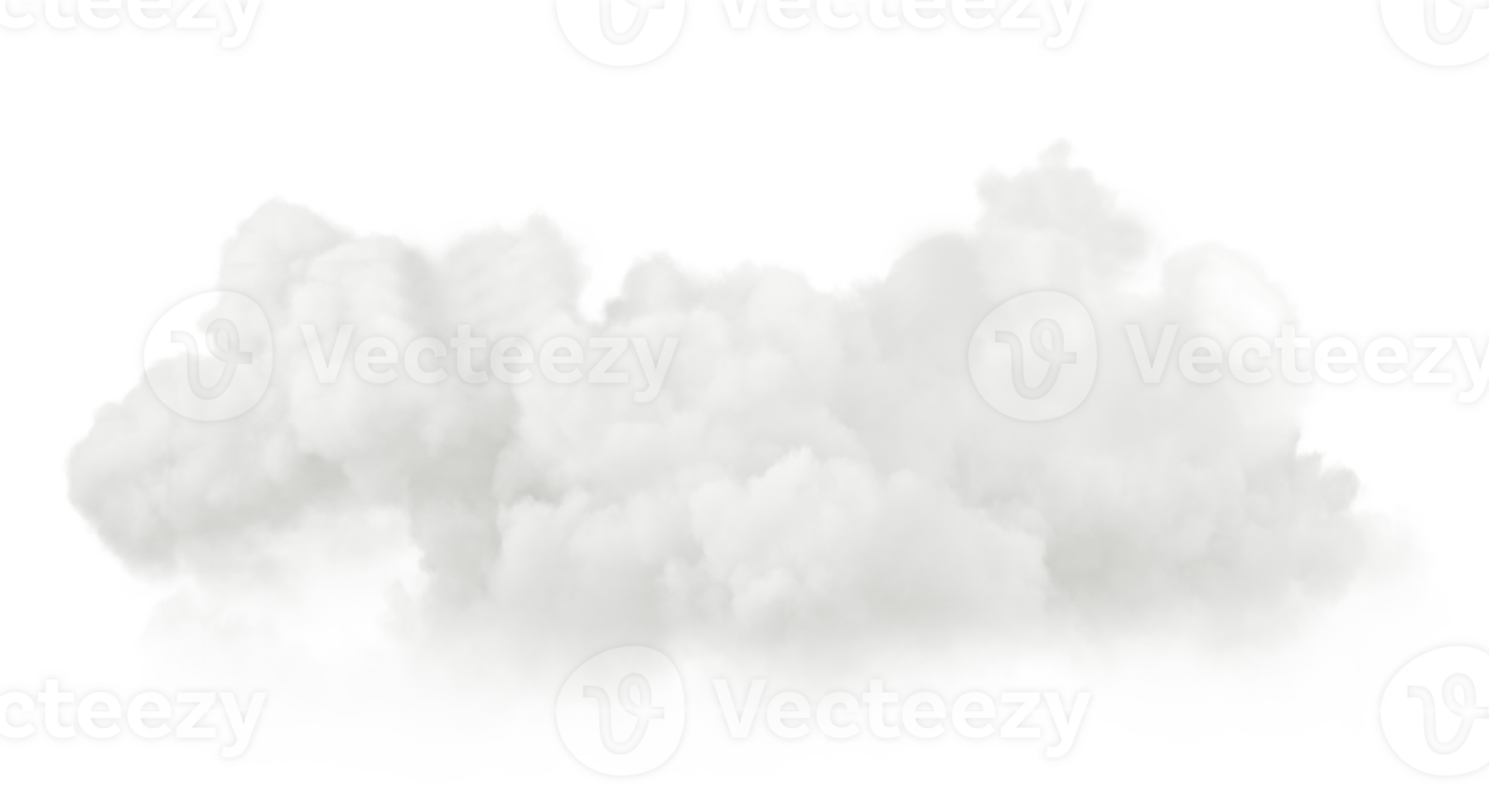 Fluffy heaven dream clouds cutout backgrounds 3d render png