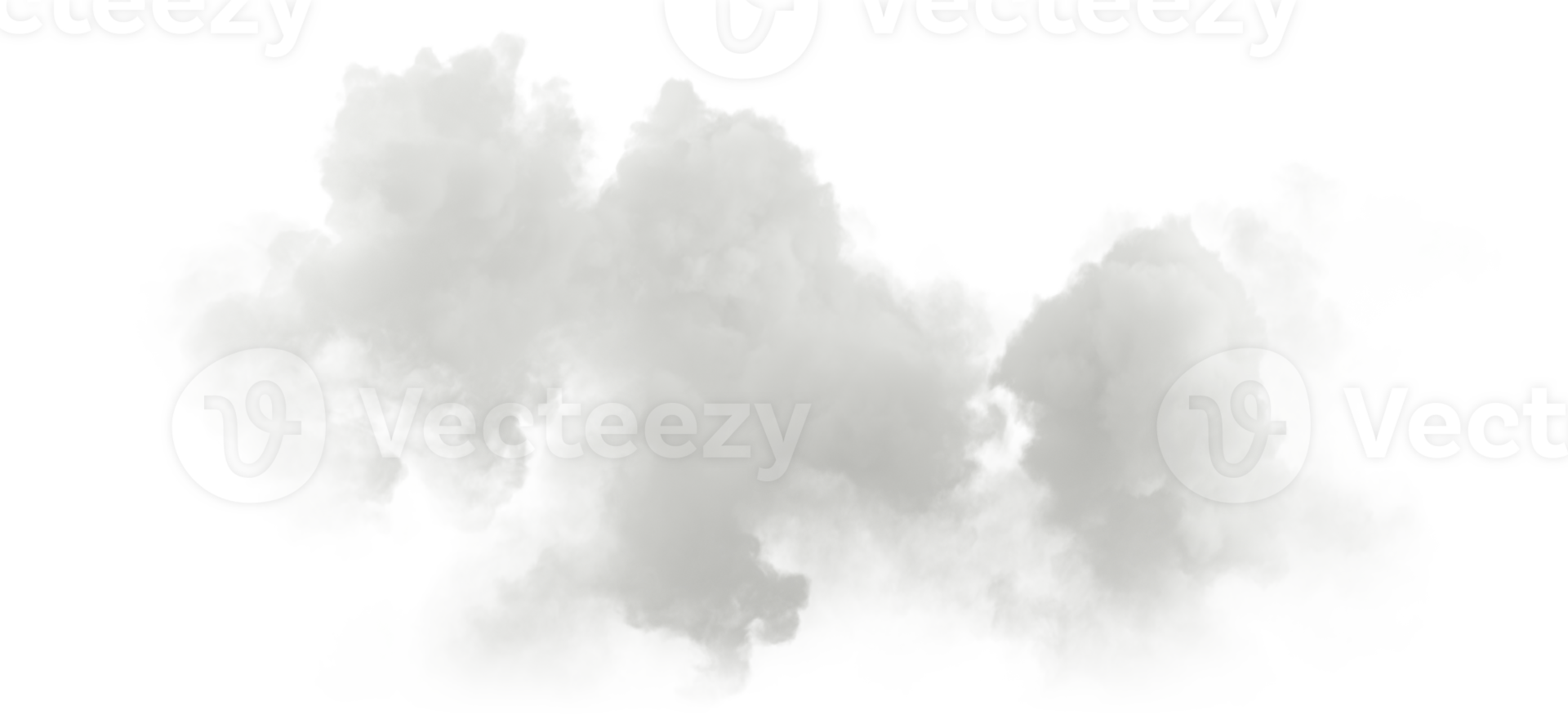 Free shapes clouds on transparent backgrounds abstract 3d illustration png