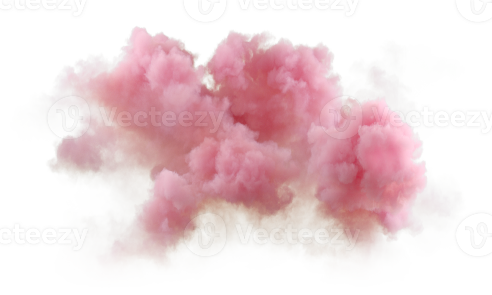 Sunset atmosphere clouds softness shapes isolated on transparent backgrounds 3d illustration png