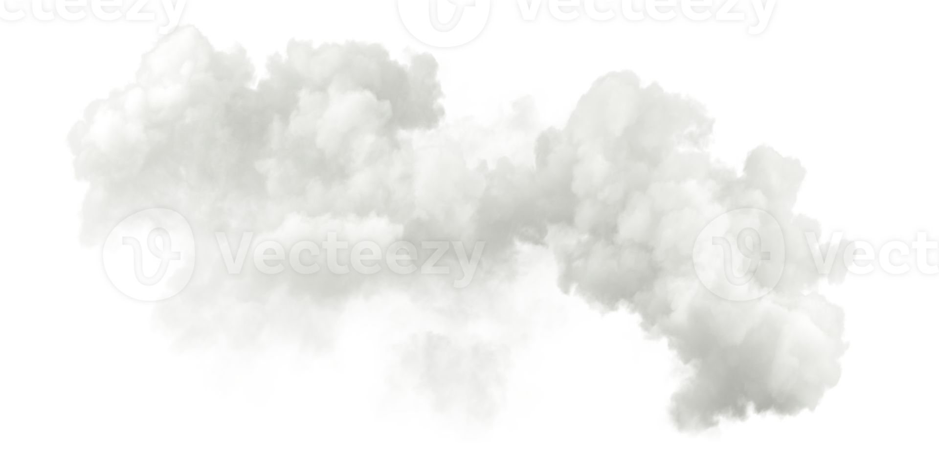 Isolate freedom clouds shapes flow 3d render png