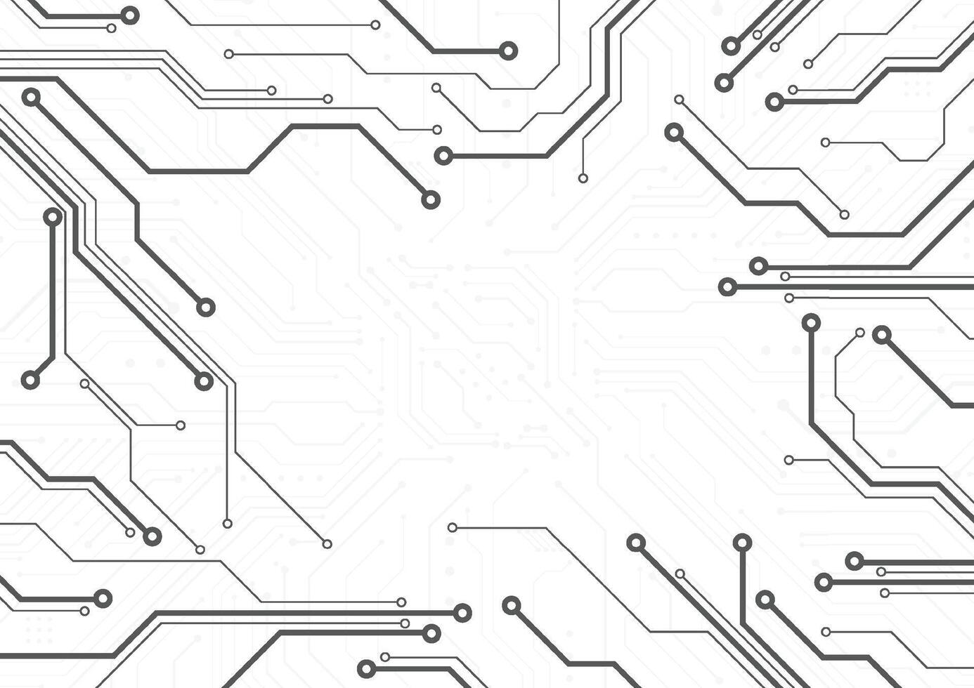 Abstract background with technology circuit board texture. Artificial intelligence electronic board. Communication and engineering concept vector