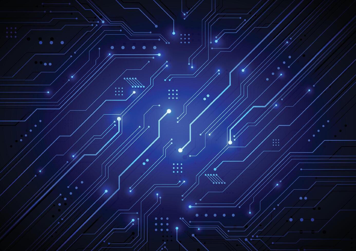 Abstract digital background with technology circuit board texture. Electronic motherboard illustration. Communication and engineering concept vector