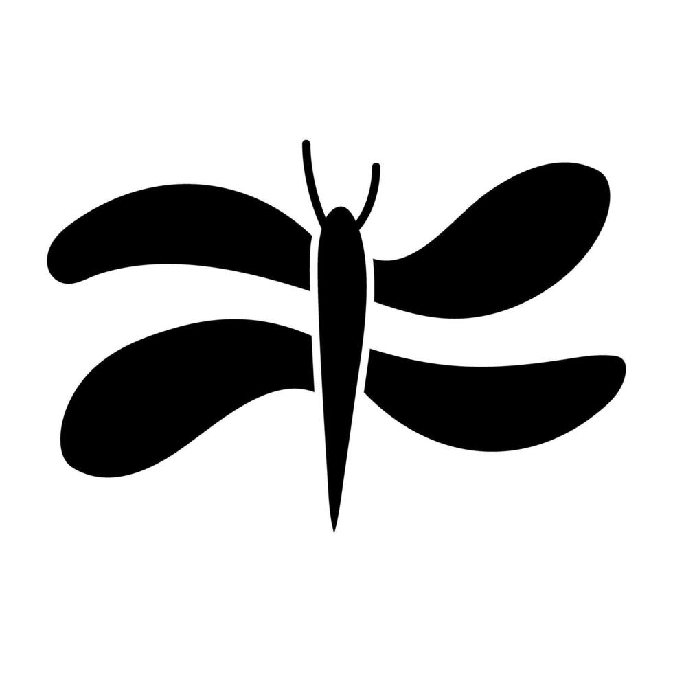 Modern design icon of dragonfly vector