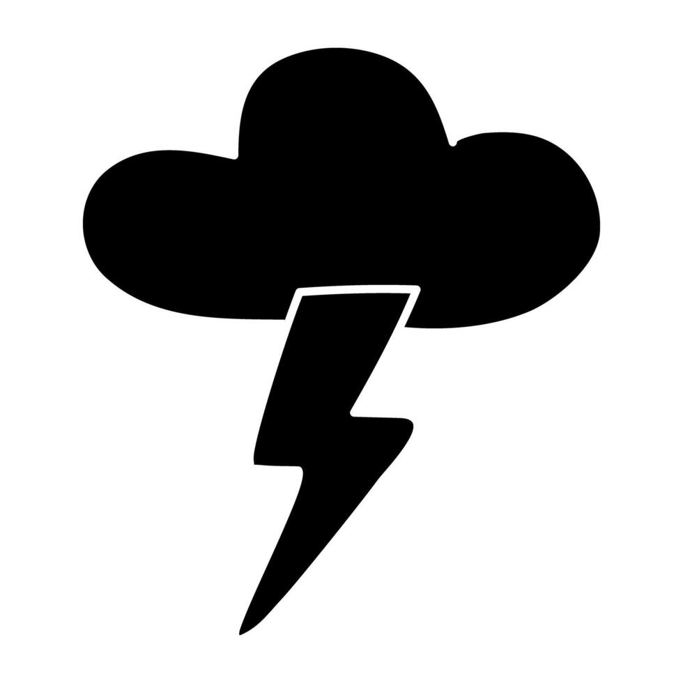 Thunderstorm icon in perfect design vector