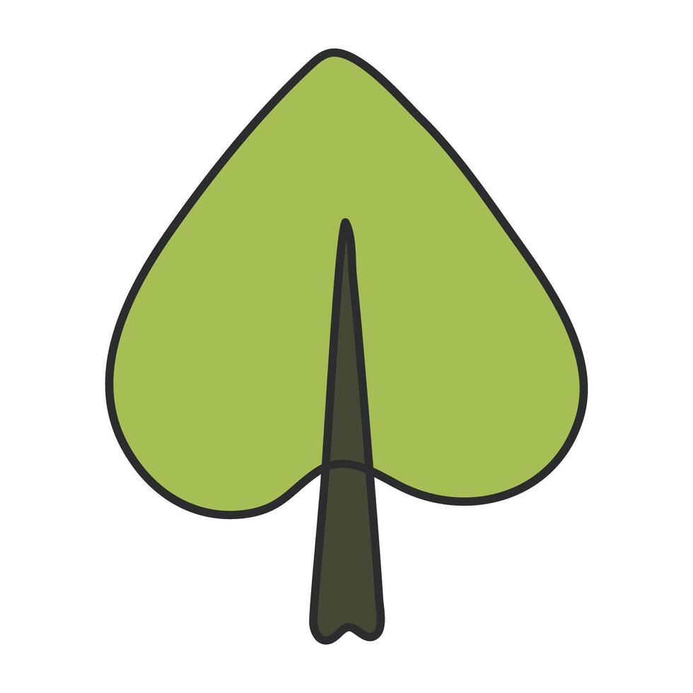 Creative design icon of leaf vector