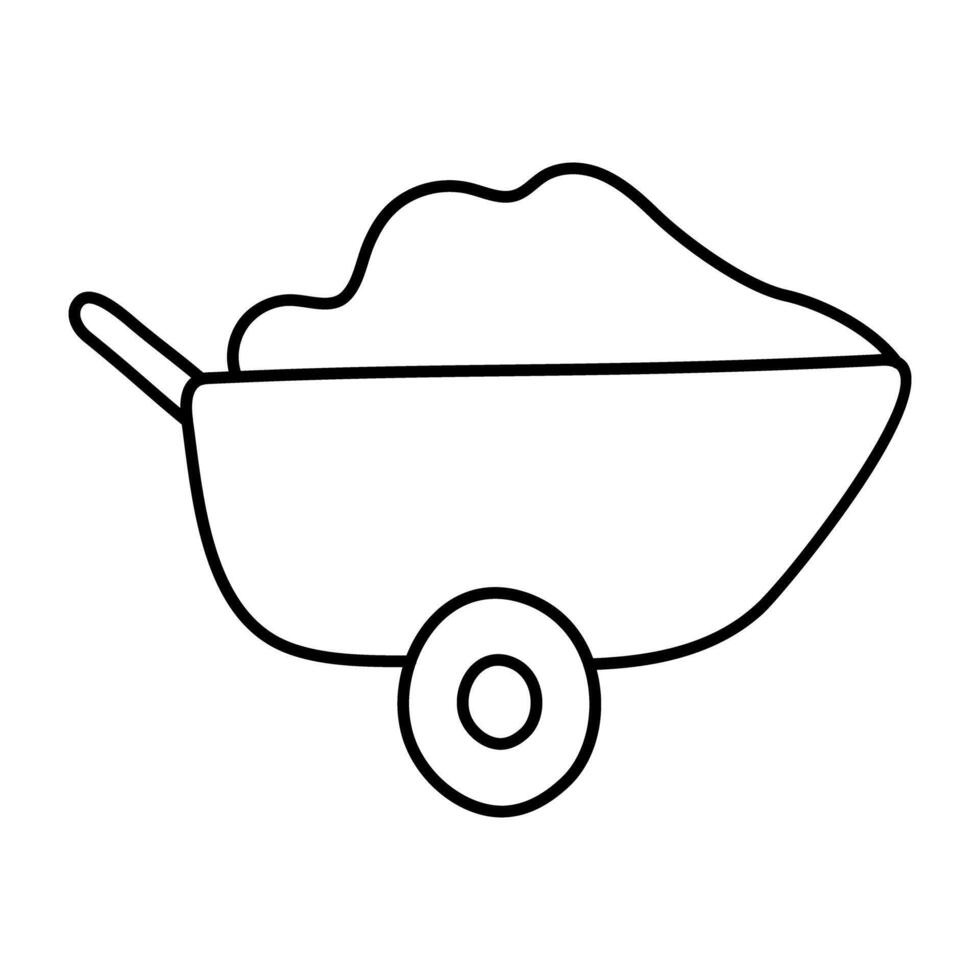Modern design icon of mulch vector