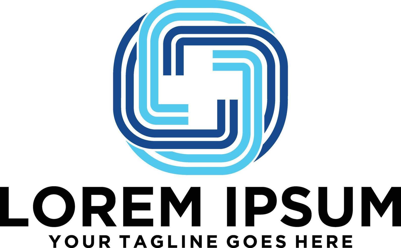 Cross Healthy Medical logo idea vector