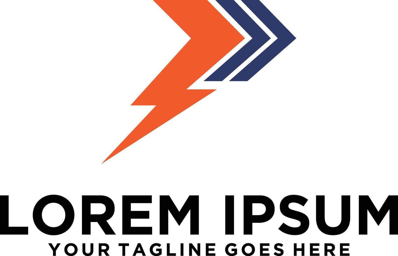 Energy Electric Forward logo idea vector
