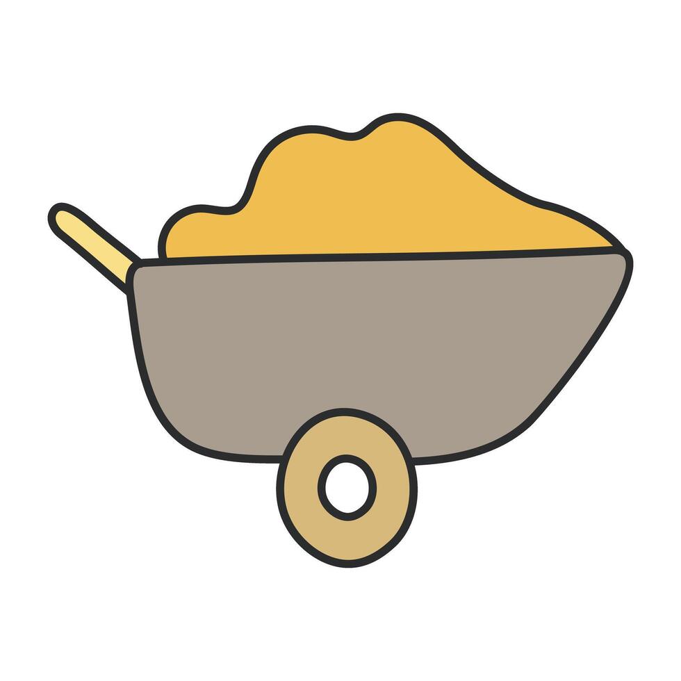 Modern design icon of mulch vector