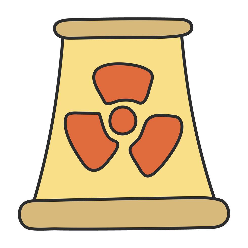 Perfect design icon of nuclear plant vector