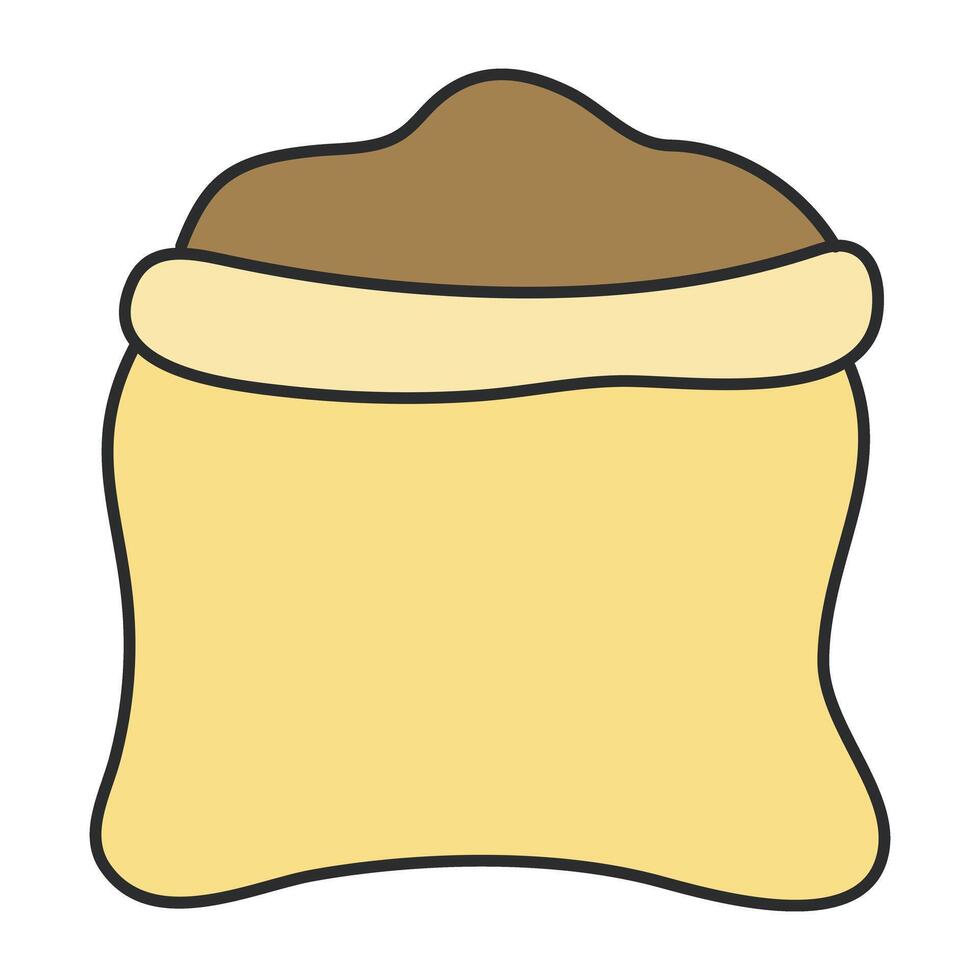 Unique design icon of eco bag vector
