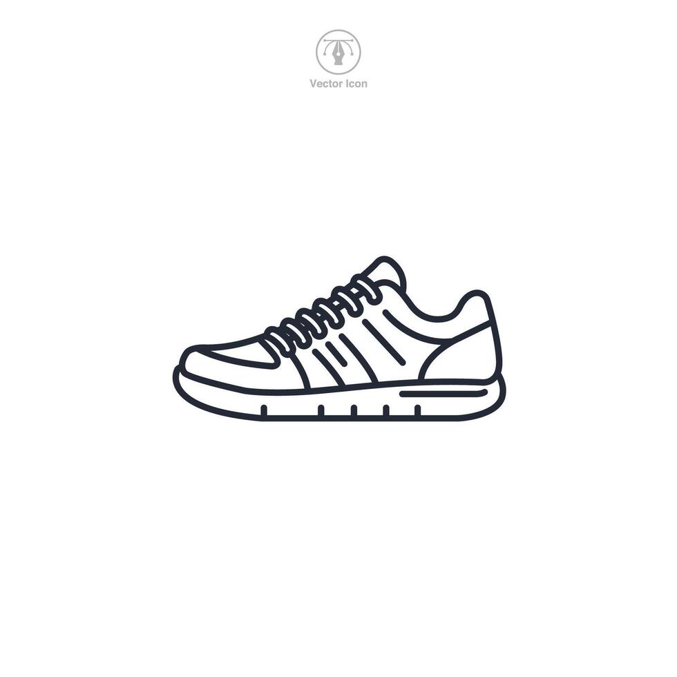 Shoe Icon theme symbol illustration isolated on white background vector