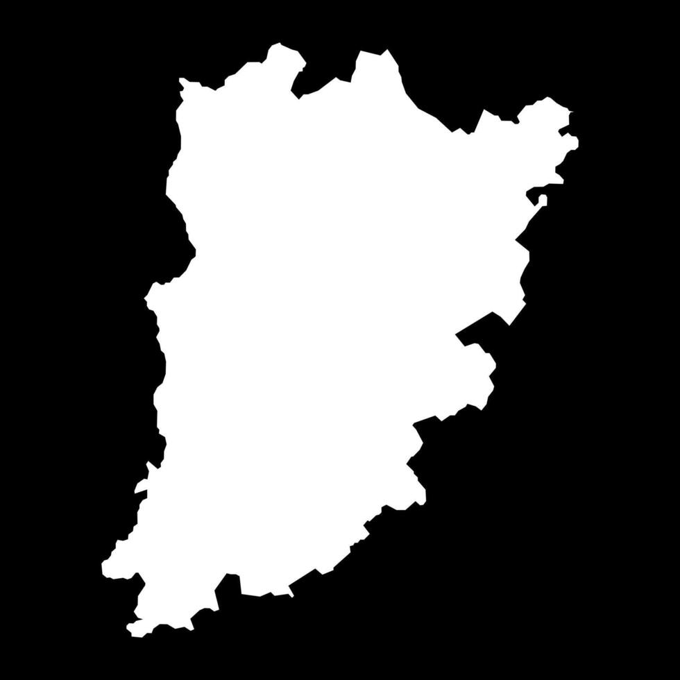 Bacs Kiskun county map, administrative district of Hungary. illustration. vector