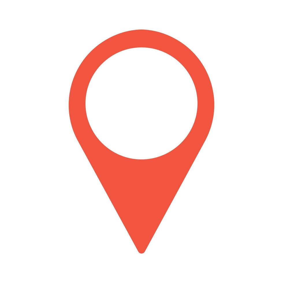 Map set icon. Yellow map, red location pin, pointer, route, location, navigation, travel, geography, direction, destination, journey, route, exploration. vector