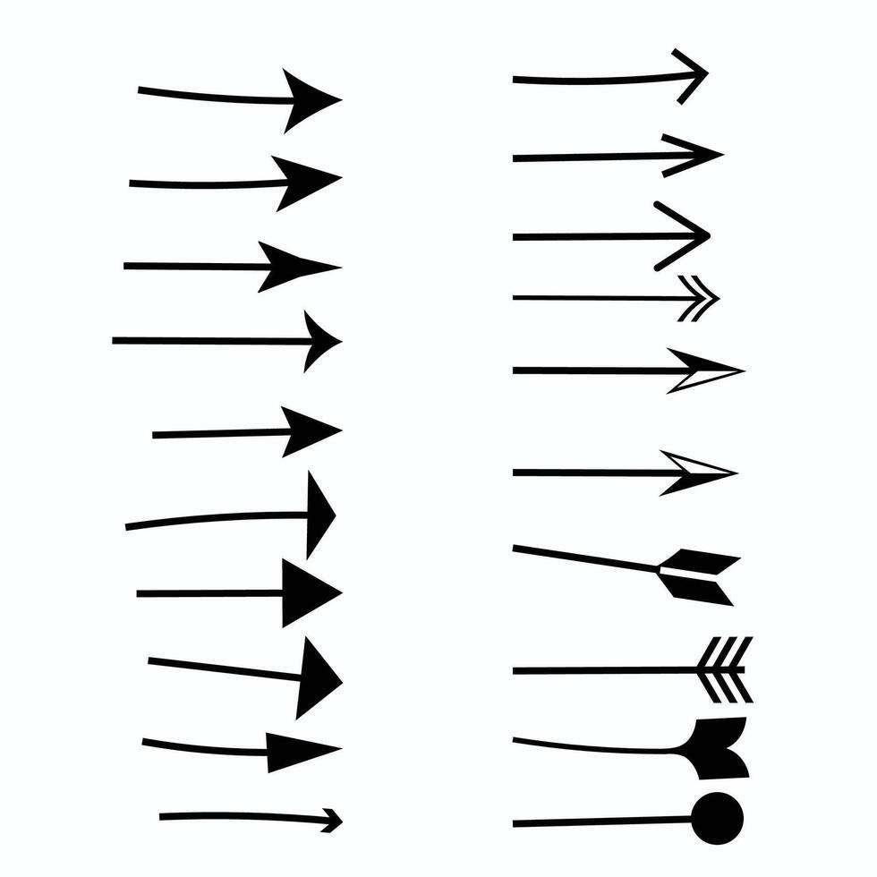 Arrows icons Set Arrows icons Set vector