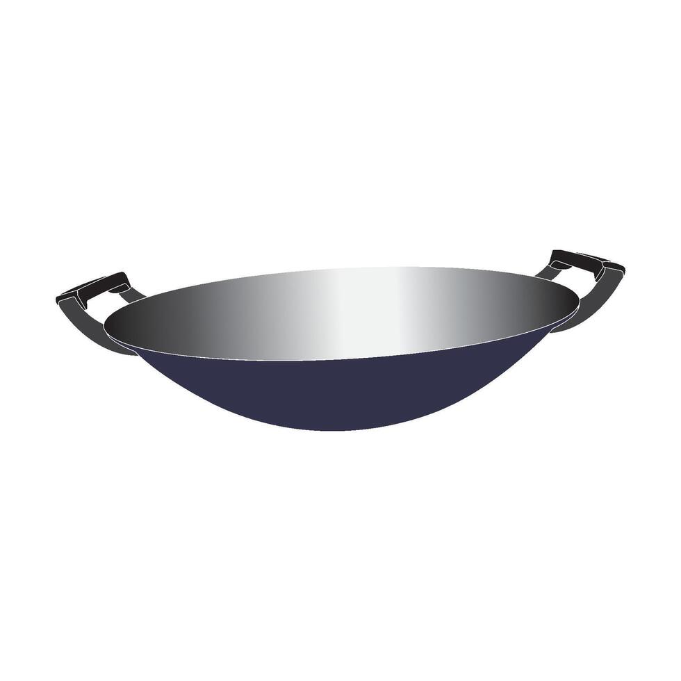 frying pan icon vector