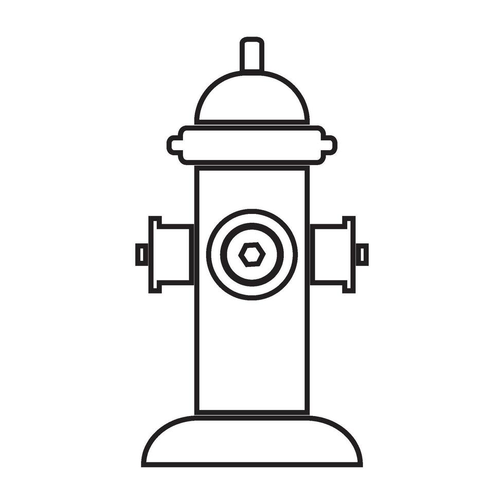 fire hydrant icon vector