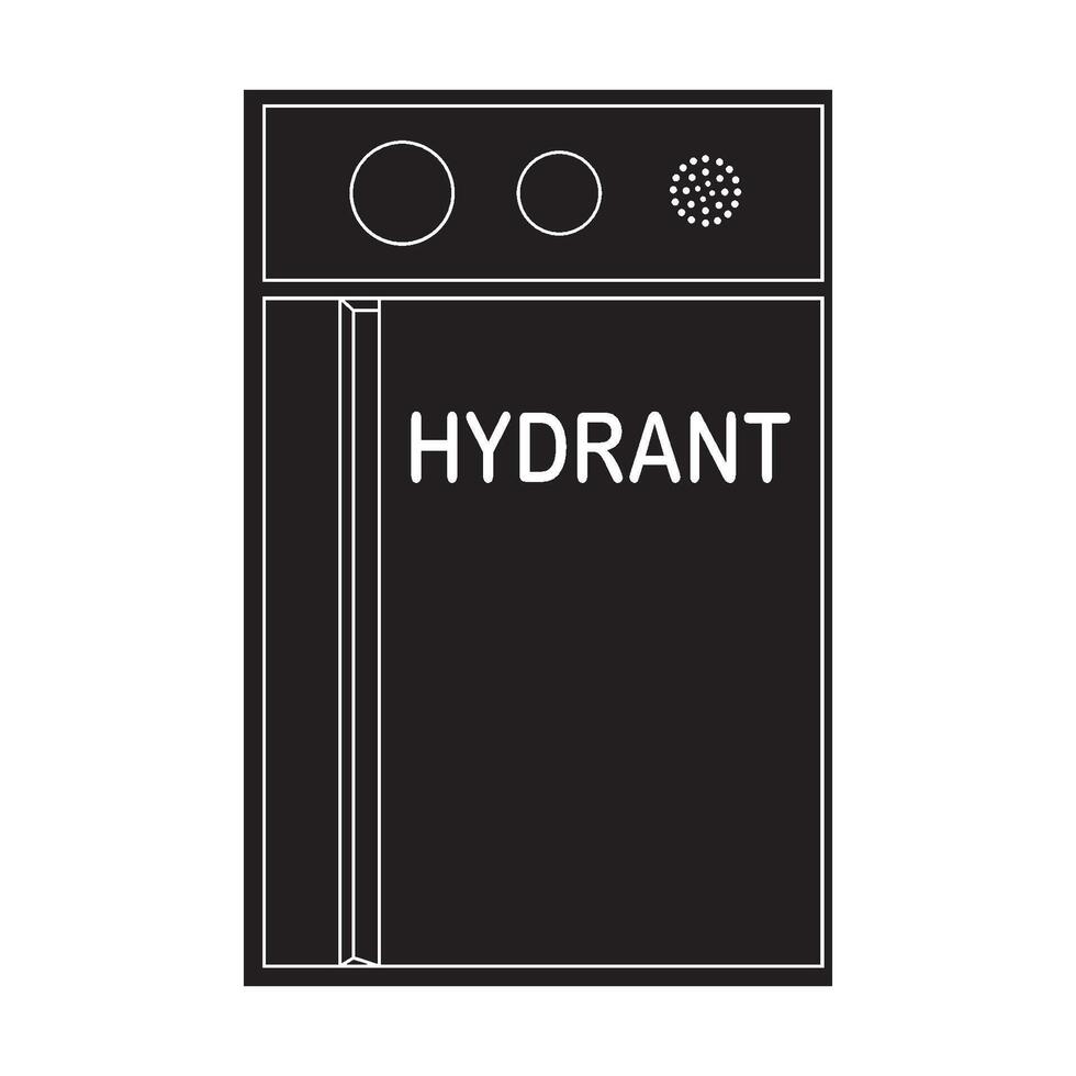 fire hydrant icon vector