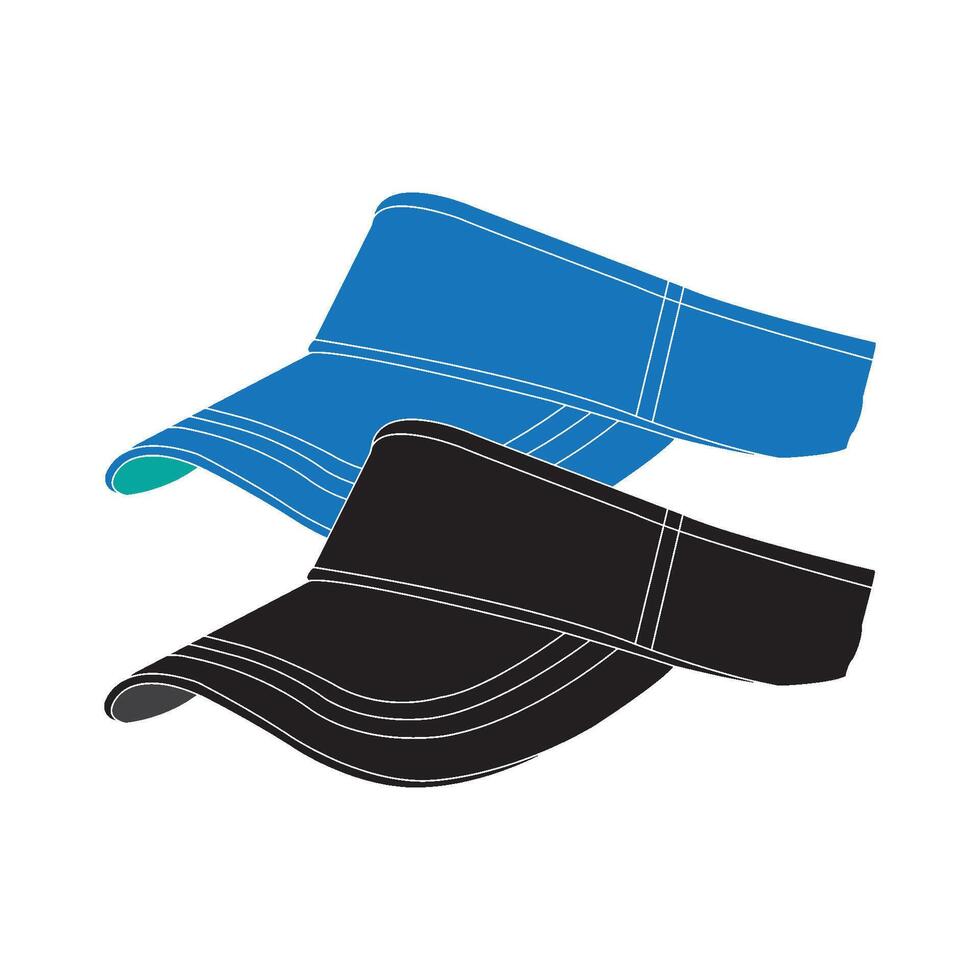 Golf hat icon vector