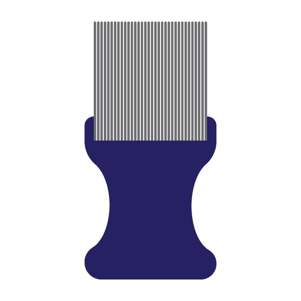 dandruff comb icon vector