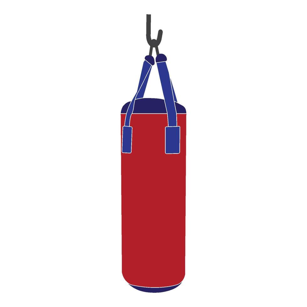Punching bag icon vector