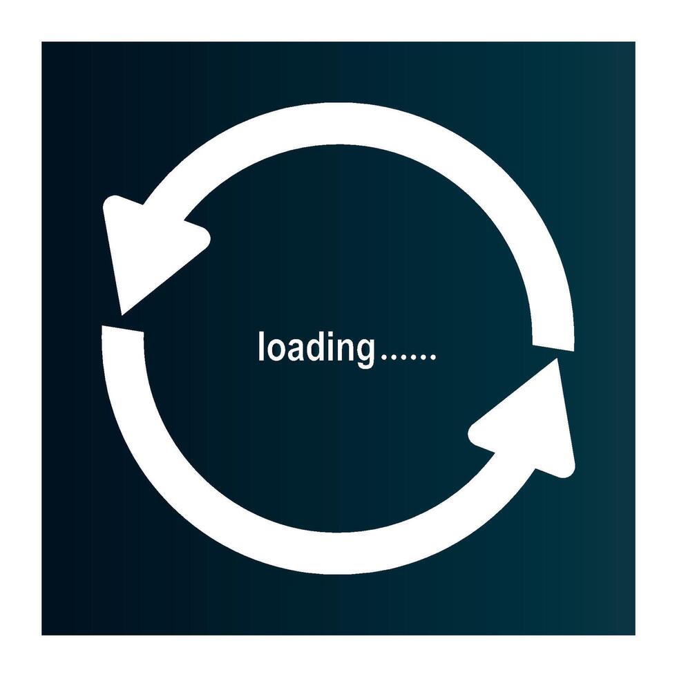 loading icon design vector