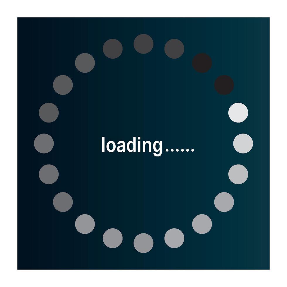 loading icon design vector