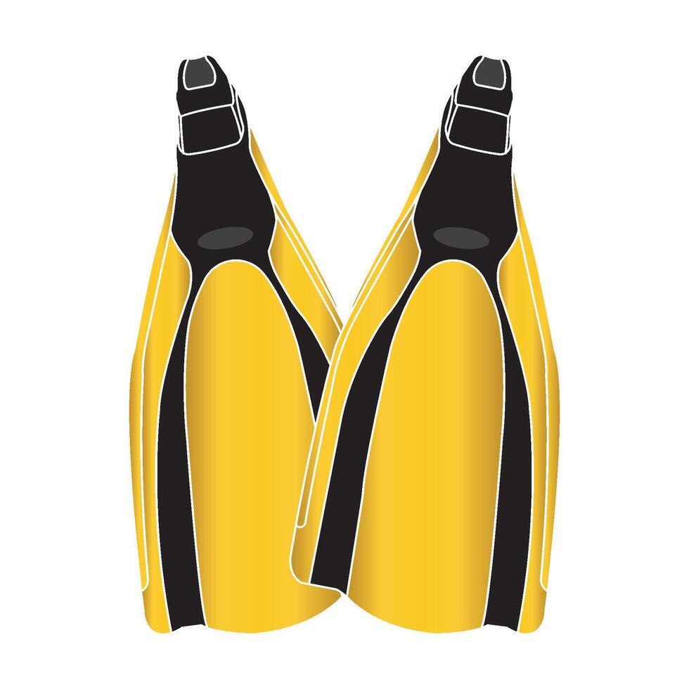 snorkel gear icon vector