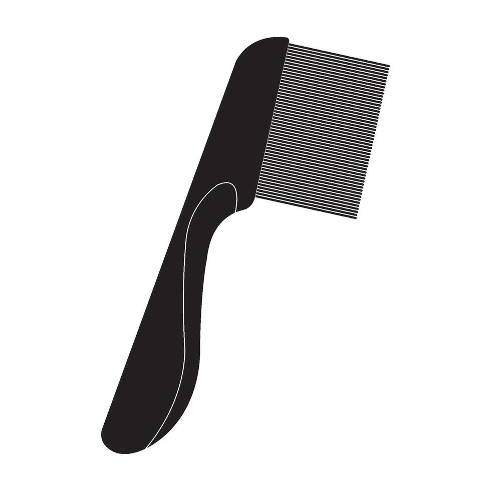 dandruff comb icon vector